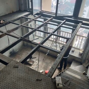 天河閣樓設計制作鋼結構閣樓安裝隔層