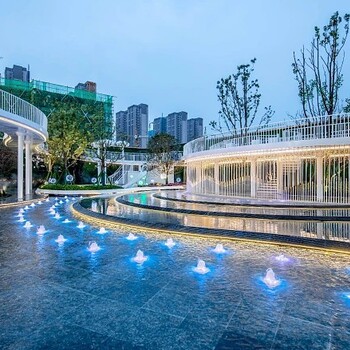 巴中別墅（噴泉噴霧廠家制作）