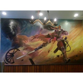 九龙坡餐厅手绘涂鸦一平米多少钱