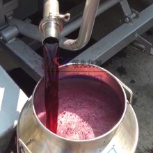 江苏全自动蓝莓榨汁机出汁率高浓缩蓝莓汁双道打浆机图片