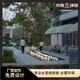 水池噴泉圖