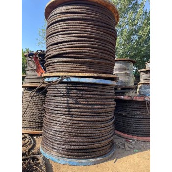 昆明库存积压钢丝绳回收报价,长期大量回收废旧钢丝绳