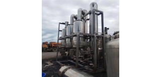 供应二手化工厂蒸发器,8吨MVR钛材质蒸发器,安装调试图片4