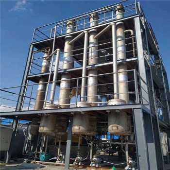 出售二手光伏厂废水处理蒸发器,5吨单效降膜蒸发器,升级改造