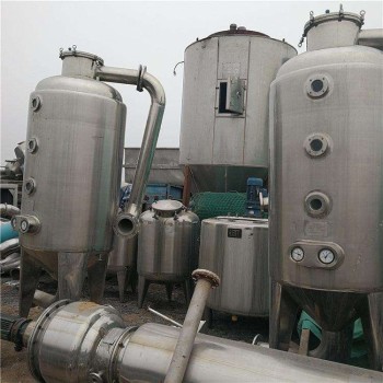 出售二手光伏厂废水处理蒸发器,2吨三效升膜蒸发器,加工定制