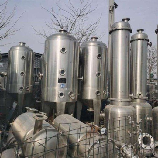 供应二手碳酸锂蒸发器,10吨双效316不锈钢蒸发器,加工定制