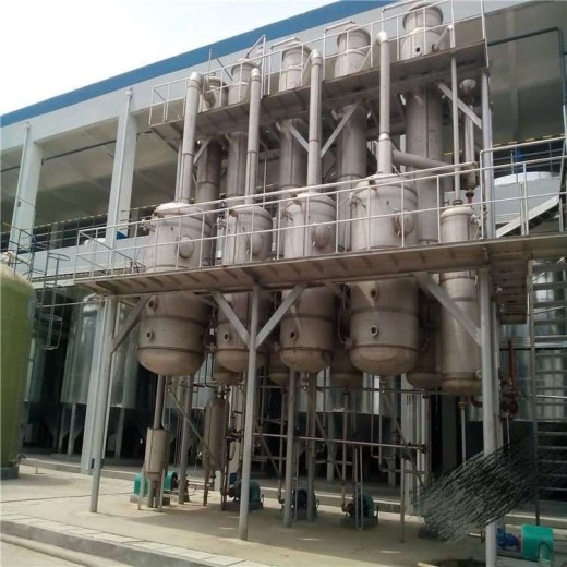 销售二手印染厂蒸发器,12吨MVR钛材质蒸发器,加工定制