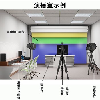 雙機(jī)位直播間設(shè)備配置天創(chuàng)華視演播室系統(tǒng)