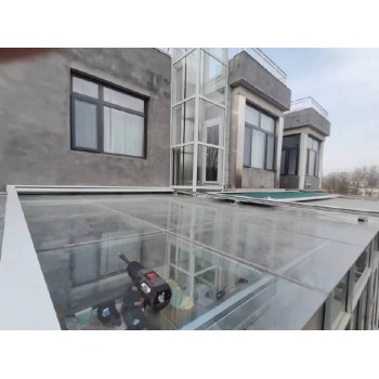 北京朝阳阳光房铝合金天幕安装施工