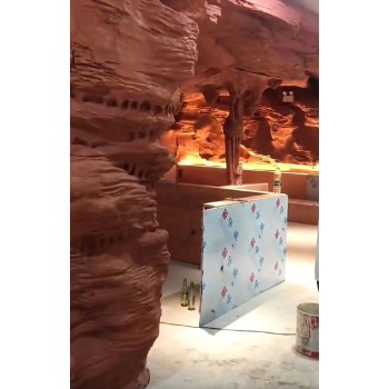 荆州餐厅洞穴风餐厅施工人造洞穴