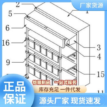 風動景墻價格內部結構風動鋁板幕墻
