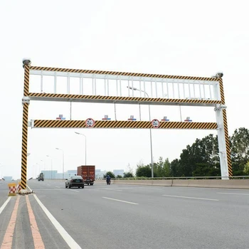 和縣雙柱式標志桿加工廠防撞限高架