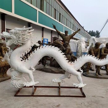 仿真龍雕塑玻璃鋼動物雕塑制作