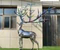 黑龙江不锈钢鹿雕塑定制厂家北京园林不锈钢鹿雕塑