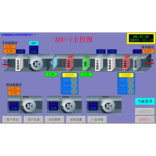 杨浦空调箱空调机组空调自控系统自控箱