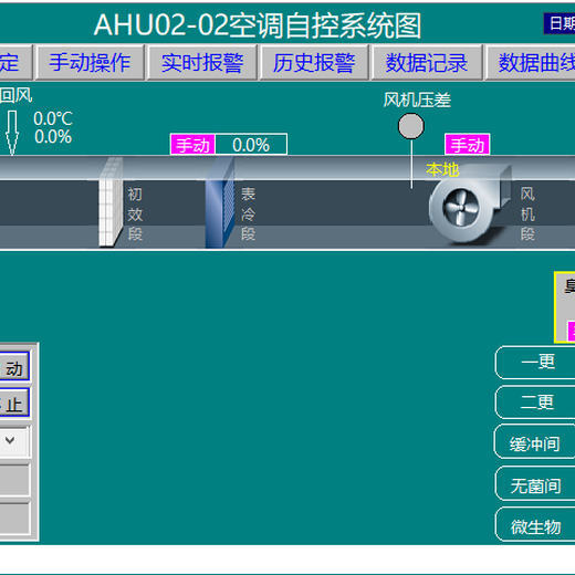 寶山醫(yī)院空調(diào)箱空調(diào)自控系統(tǒng)控制箱