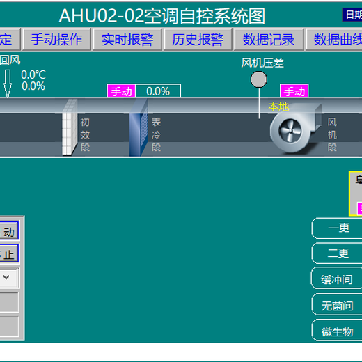 浦东恒温恒湿机组空调自控系统控制柜