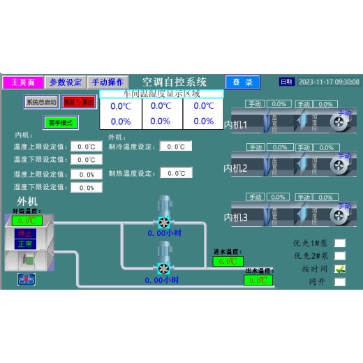 淮南空调箱空调机组空调自控系统控制箱