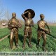 仿铸铜玻璃钢农耕系列雕塑颜色吉林大型玻璃钢农耕系列雕塑样例图