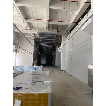大嶺山彩鋼板隔墻工程無塵車間