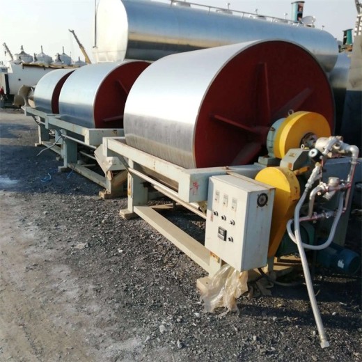 回收二手硫磺结片机1.8×2.5米切片机拆除化工厂设备