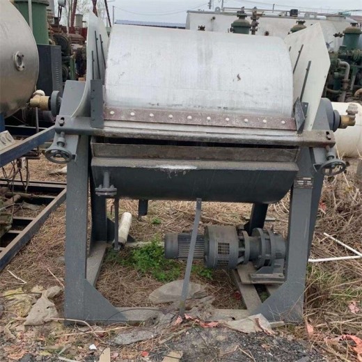 回收二手硫化钠结片机1.5×1.8米滚筒切片机拆除化工厂设备