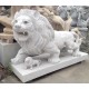 津南石雕狮子图