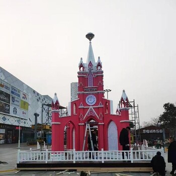 景區(qū)玻璃鋼城堡雕塑小品