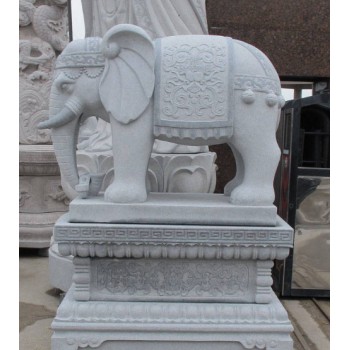 温州石雕大象生产厂家,门口石雕大象价格