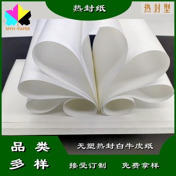 高阻隔熱封紙熱封防水防油涂層包裝紙無塑熱封紙