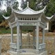 曲陽石雕涼亭圖