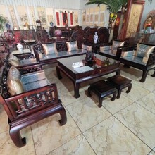 濟寧銷售王義紅木交趾黃檀沙發(fā)參數(shù)圖片