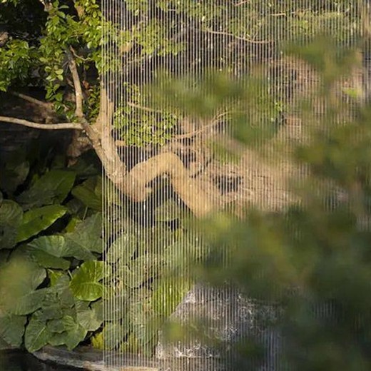 峨眉山钢丝水幕水帘