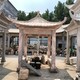 曲陽石雕涼亭圖