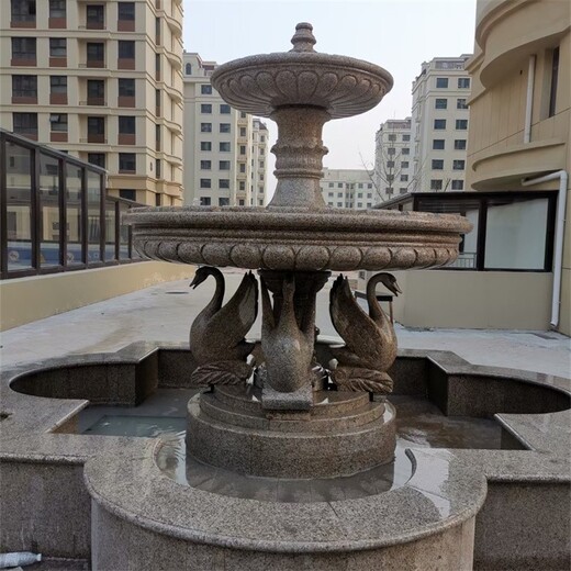 園林石雕噴泉報價