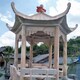 曲陽石雕涼亭圖