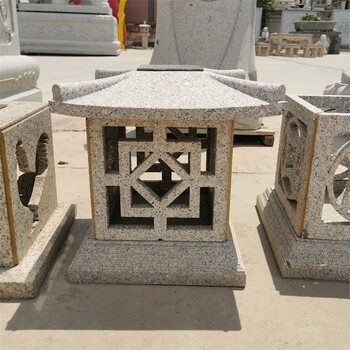 公園石雕石燈生產廠家