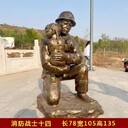 幼兒園玻璃鋼消防員雕塑作用