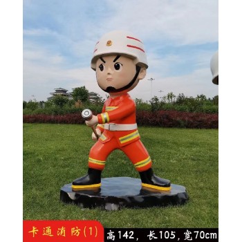 生产玻璃钢消防员雕塑报价及图片湖南玻璃钢消防员雕塑