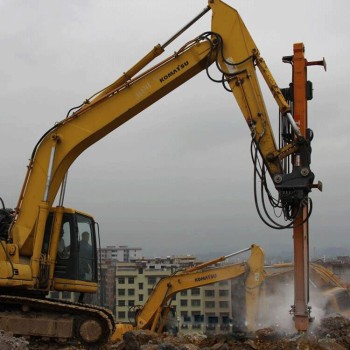 温州挖掘机安装钻机厂家