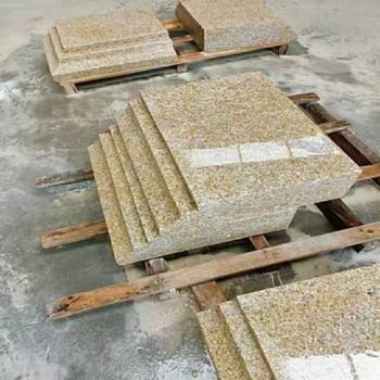奉节黄锈石板材生成厂家黄锈石pc砖