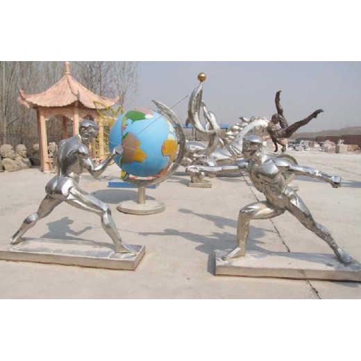 新疆广场摆件不锈钢雕塑制作安装厂家