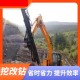 广安挖改钻机打岩石的效率展示图