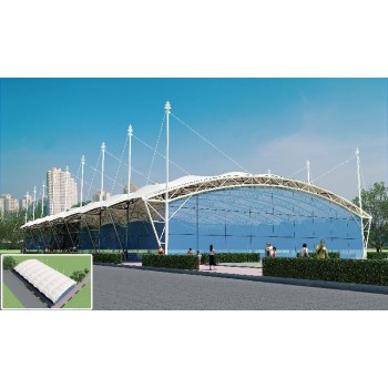 重庆PVDF球场风雨棚公司膜结构