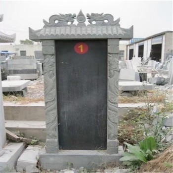内江天然黑墓碑石定制