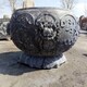 石雕魚缸花盆圖