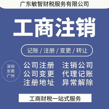 东莞莞城记账报税代理企业服务,公司名称核准