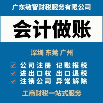 深圳盐田公司法人变更企业服务,会计纳税申报