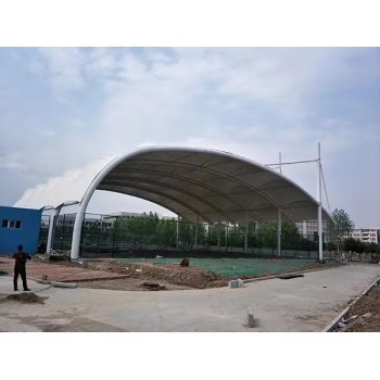 重庆PTFE球场风雨棚安装