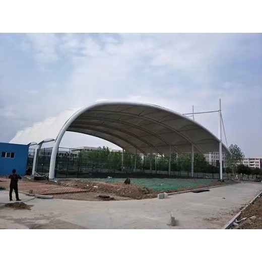 河南ETFE球场风雨棚设计膜结构